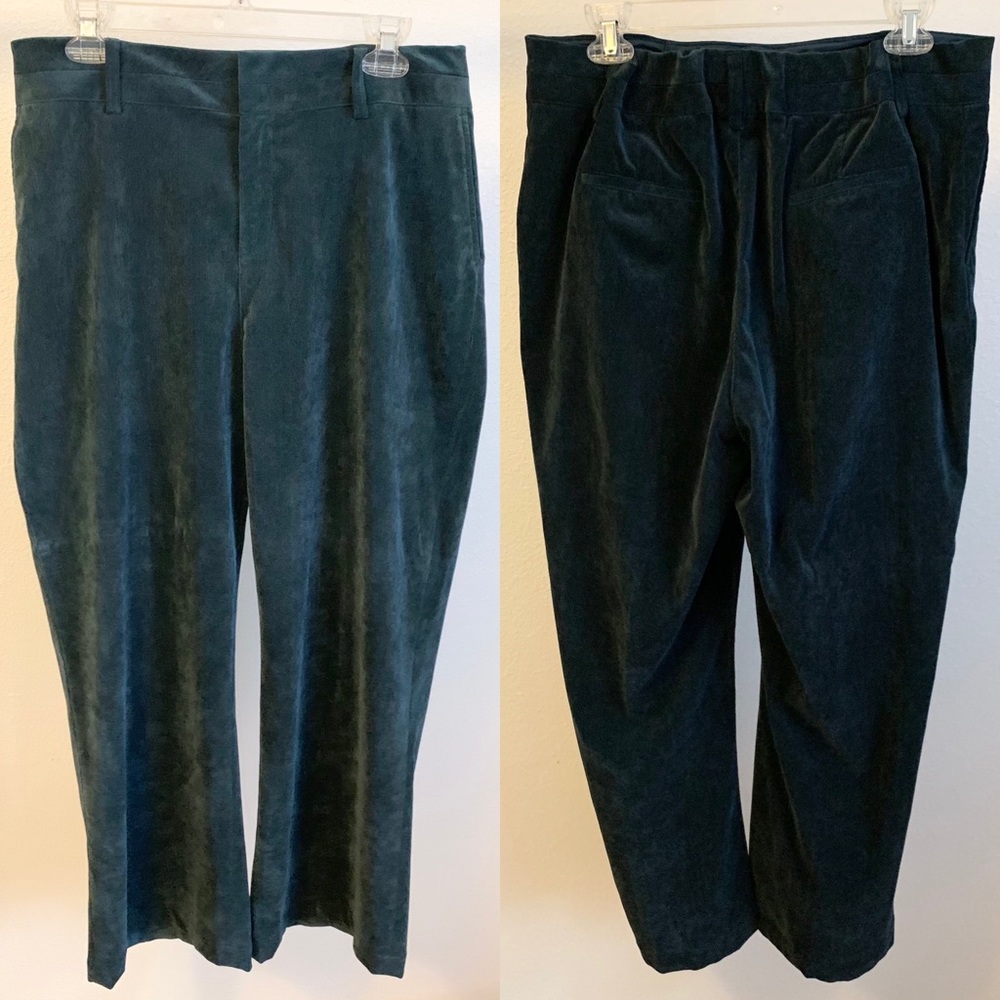 Dark Turquoise Velour Pants